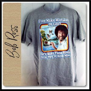 BOB ROSS Gray T-Shirt